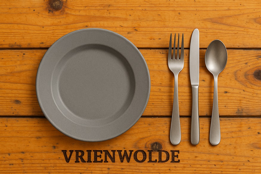 Nachhaltige Präsentation von Speisen und Geschirr bei VRIENWOLDE