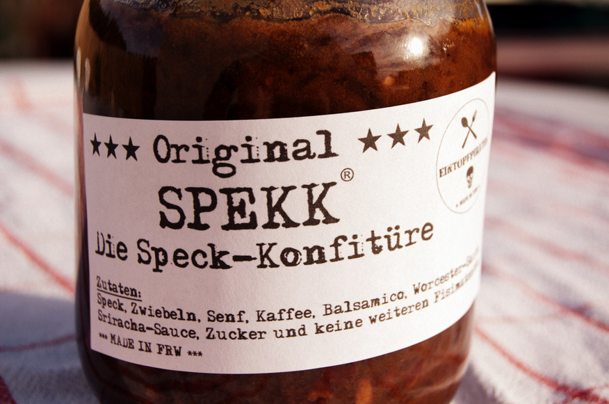 SPEKK - die Speck-Konfitüre